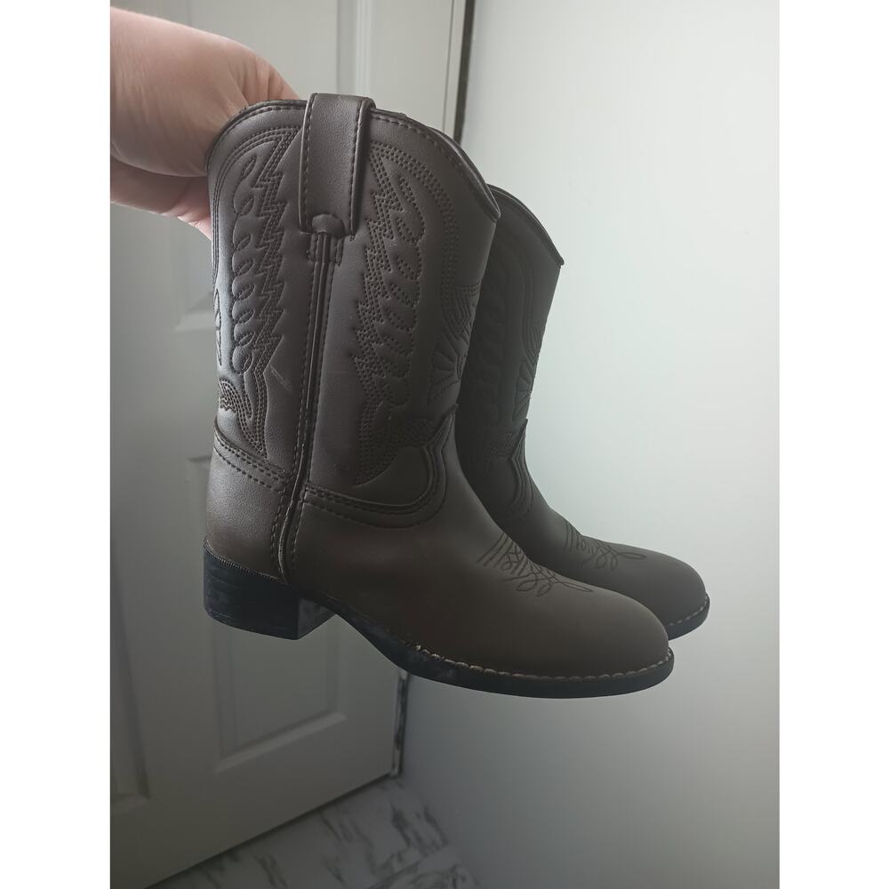 Durango Boots Size‎ 12D Toddler Kids Chocolate Brown Western Cowboy Cowgirl